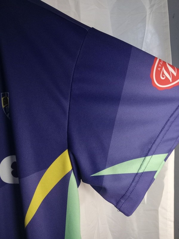 Ferrero Large Men's Athletic Jersey — Purple with Green Accents gallery