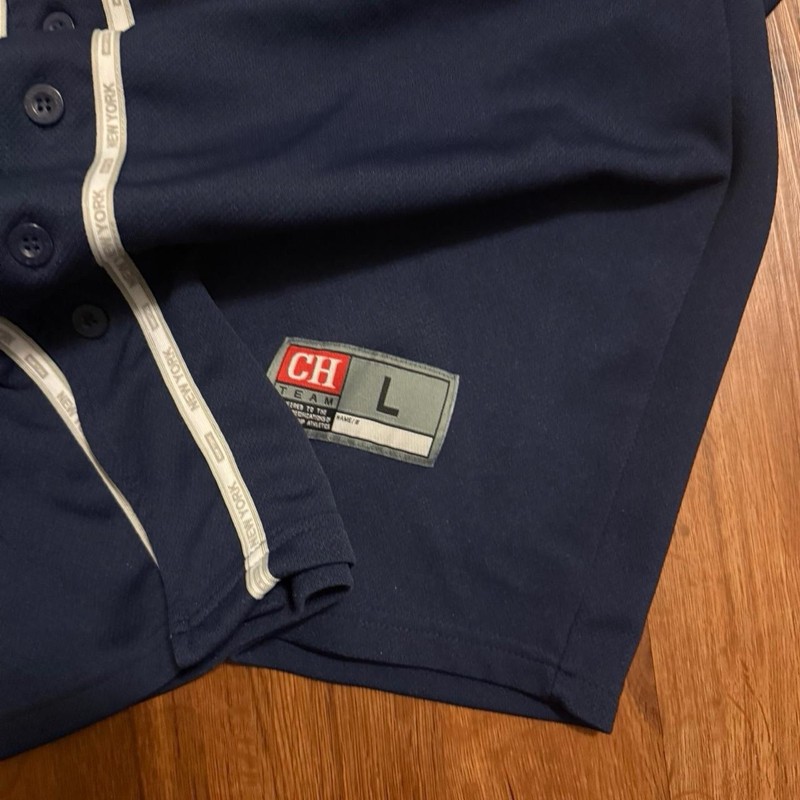 Y2K New York Baseball Jersey || Size XL/XXL ||No Flaws|| Same/Next Day Shipping gallery