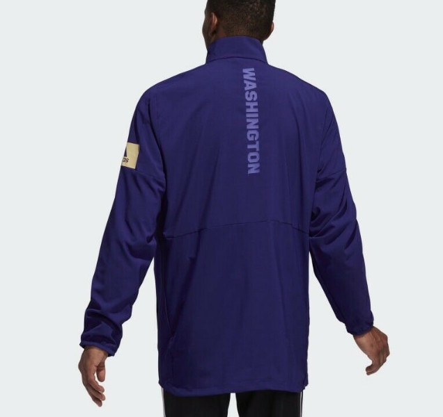 Adidas Game Mode Washington Huskies Long Sleeve 1/4 Zip Pullover Size: S EC3214! gallery