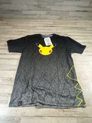 Pokemon Center 25th Anniversary Pikachu Celebration T-Shirt Black Medium NWT
