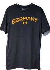 Under Armour Men’s Medium Germany Exercise Shirt Unique and Rare Tee shirt EUC