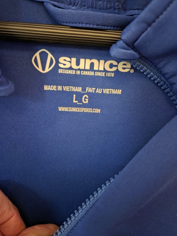 Mens Sunice Allendale 2.0 Water Repellant 1/4 Pullover Shirt Blue Sz L gallery