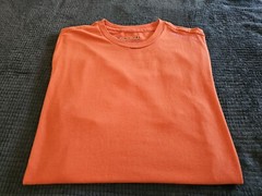 Municipal Sport Utility Gear Sandstone Orange S_S Athleisure Shirt SZ Medium