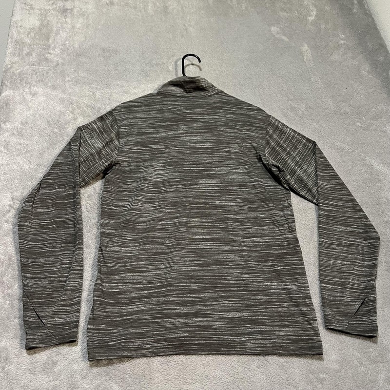 ExOfficio Henley Pullover Mens Small Gray Long Sleeve Mock Neck Hiking gallery