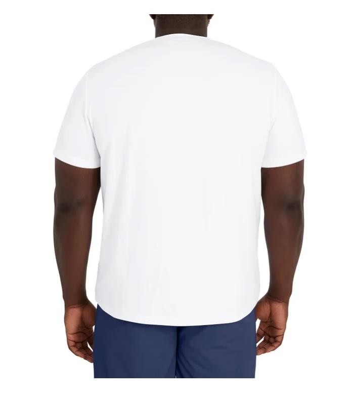 Quiksilver Mens T-Shirt White Active Crewneck Stretch Moisture Wicking Tagless gallery