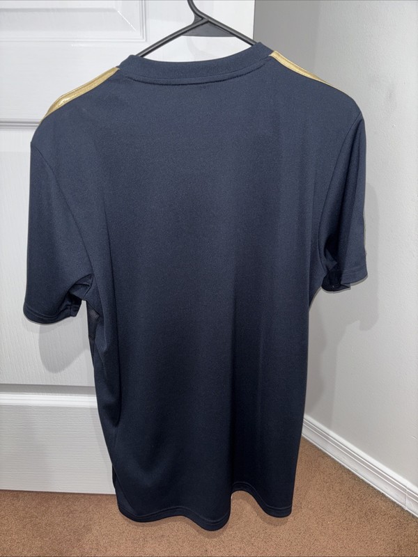 Adidas BIMBO Pregame Short Sleeve Soccer Jersey Navy Size Med gallery
