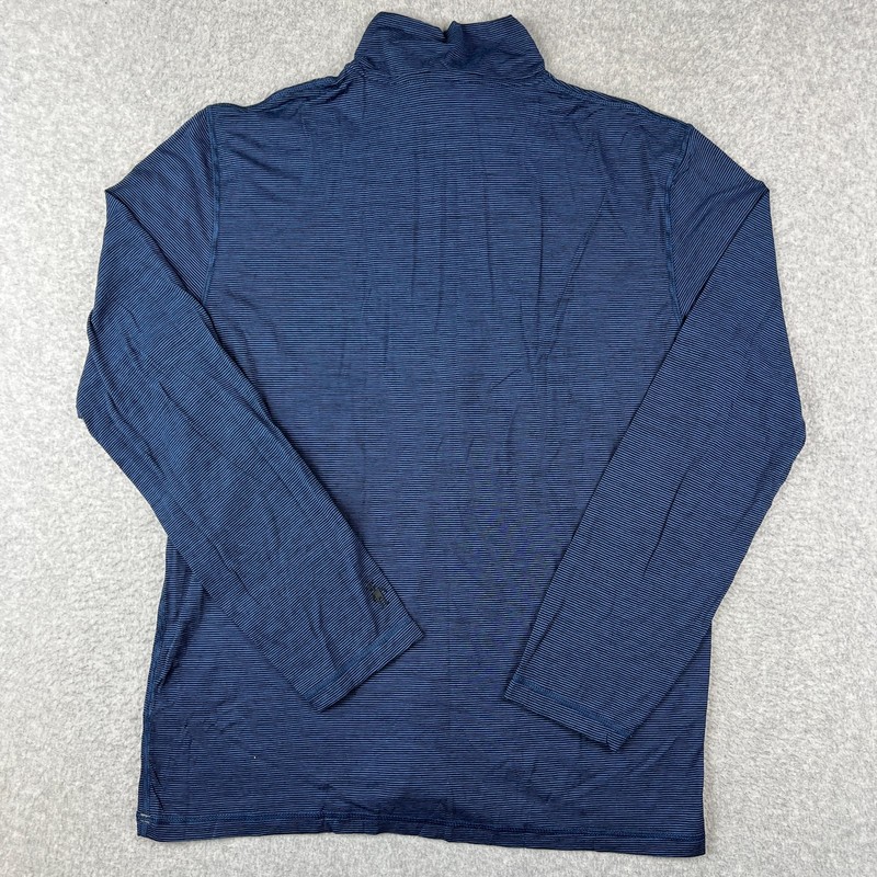 NEW Smartwool NTS Micro 150 Merino Zip Pullover Baselayer Large Mens Blue Hiking gallery