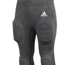 NEW $110 ADIDAS PRIMEKNIT A1 FOOTBALL PANTS PADS-COMPATIBLE GREY DQ3418 LARGE