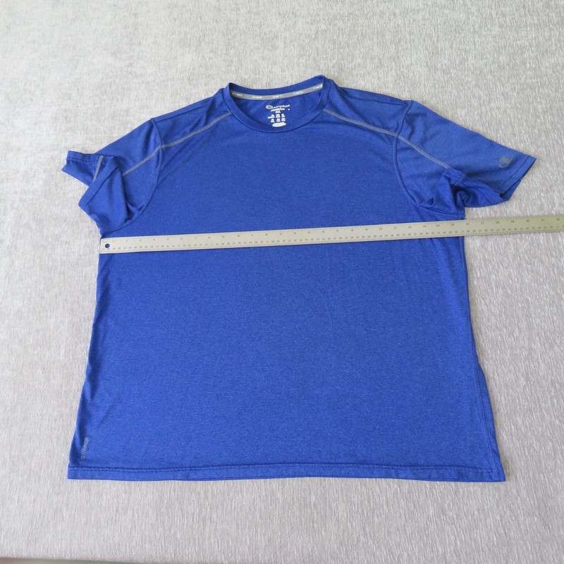 Champion Vapor Shirt Mens 2XL Blue Athletic Performance Short Sleeve Gym Outdoor gallery
