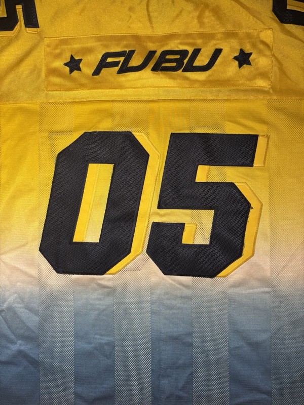 Vintage FUBU All Stars Football Jersey Streetwear 90s Y2K 05 XXL Rare Colorway gallery