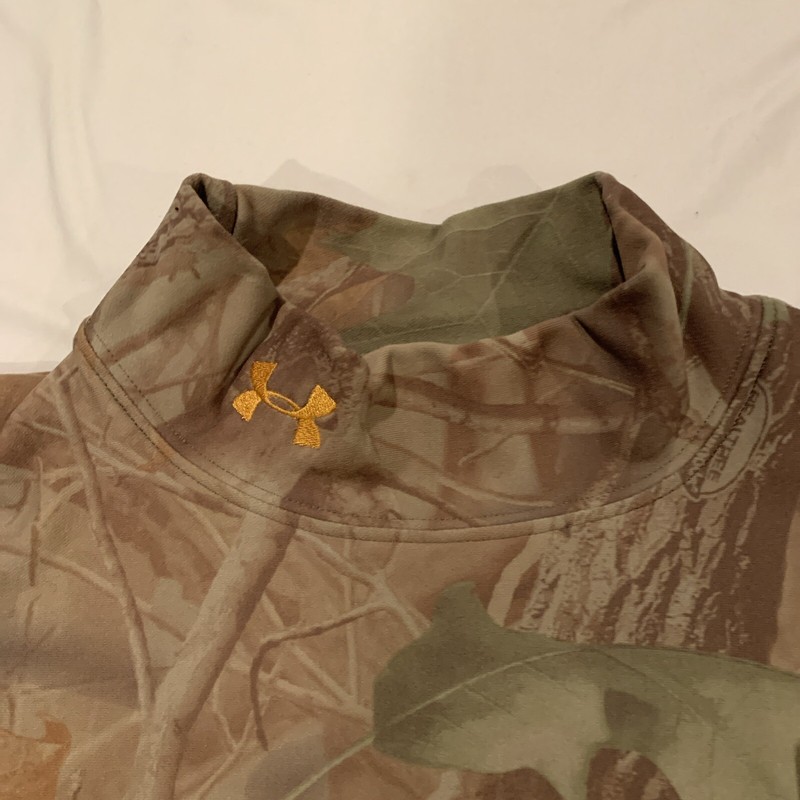 Under Armour Tactical Base Layer Shirt Men’s L Realtree Hardwoods Camo Mock Neck gallery