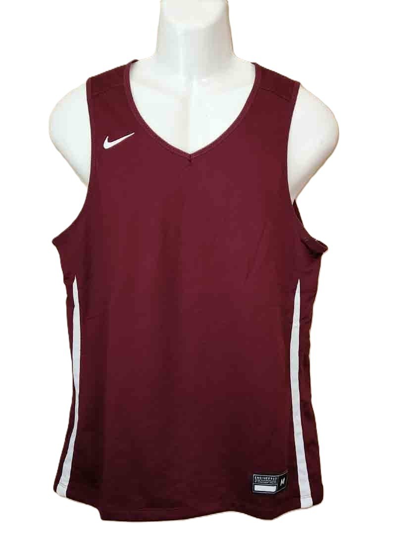 Nike Burgundy to White Reversible Tank Top Men's Size Small gallery