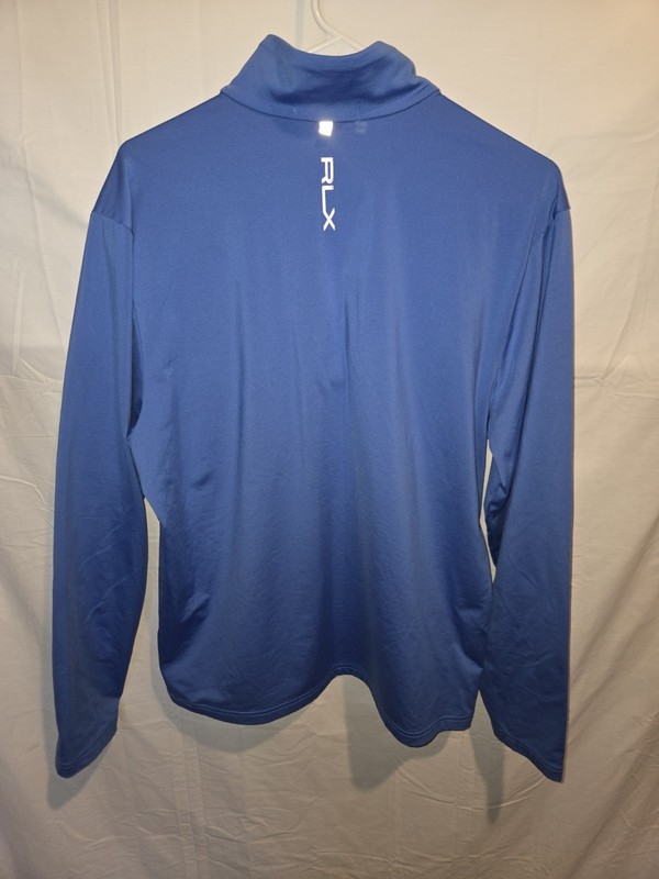 RLX Ralph Lauren Performance Men’s Blue Long Sleeve Alabama Golf Shirt Size L gallery