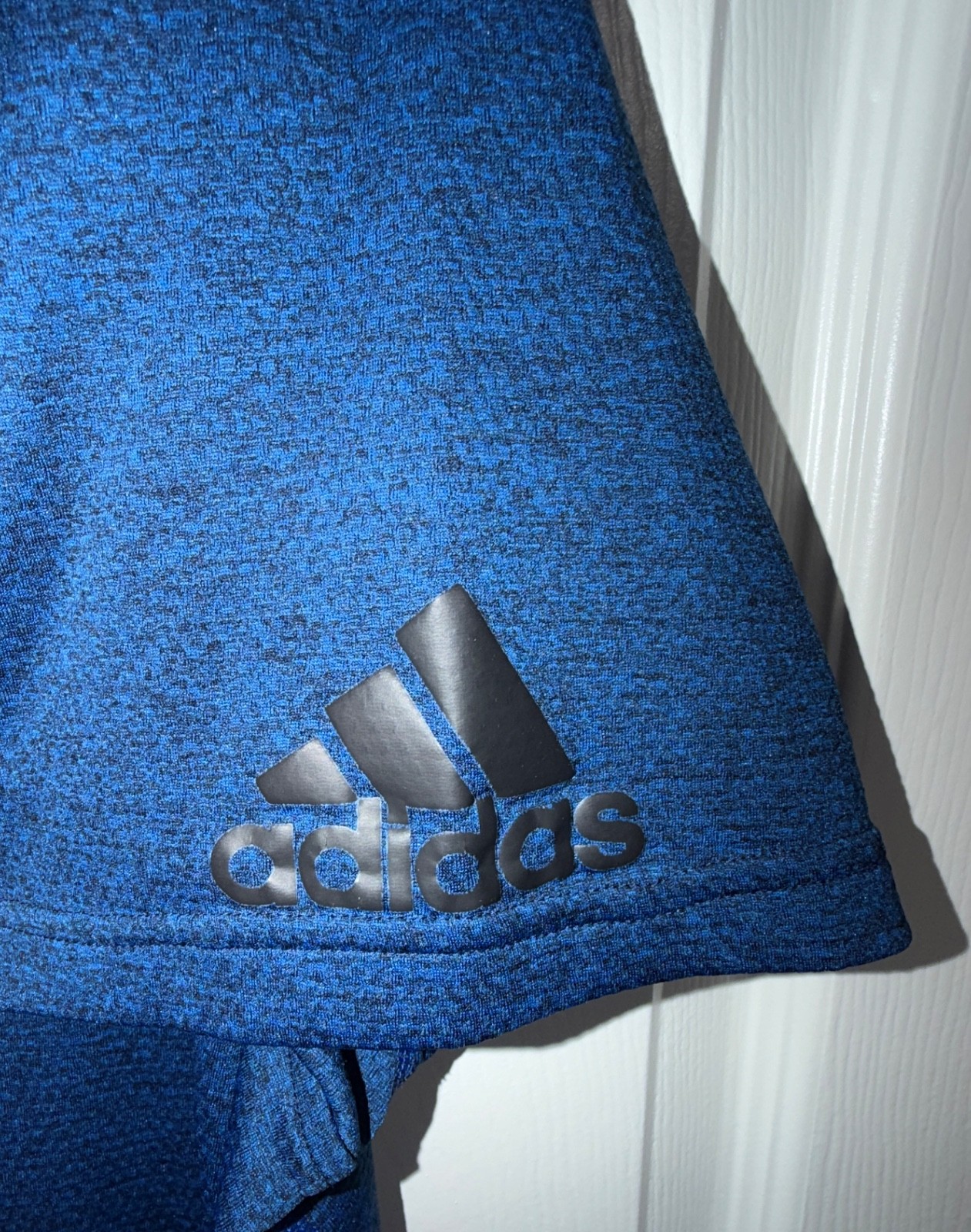 Adidas Blue and Black spec Climalite XL Men's Short Sleeve Shirt (1) gallery