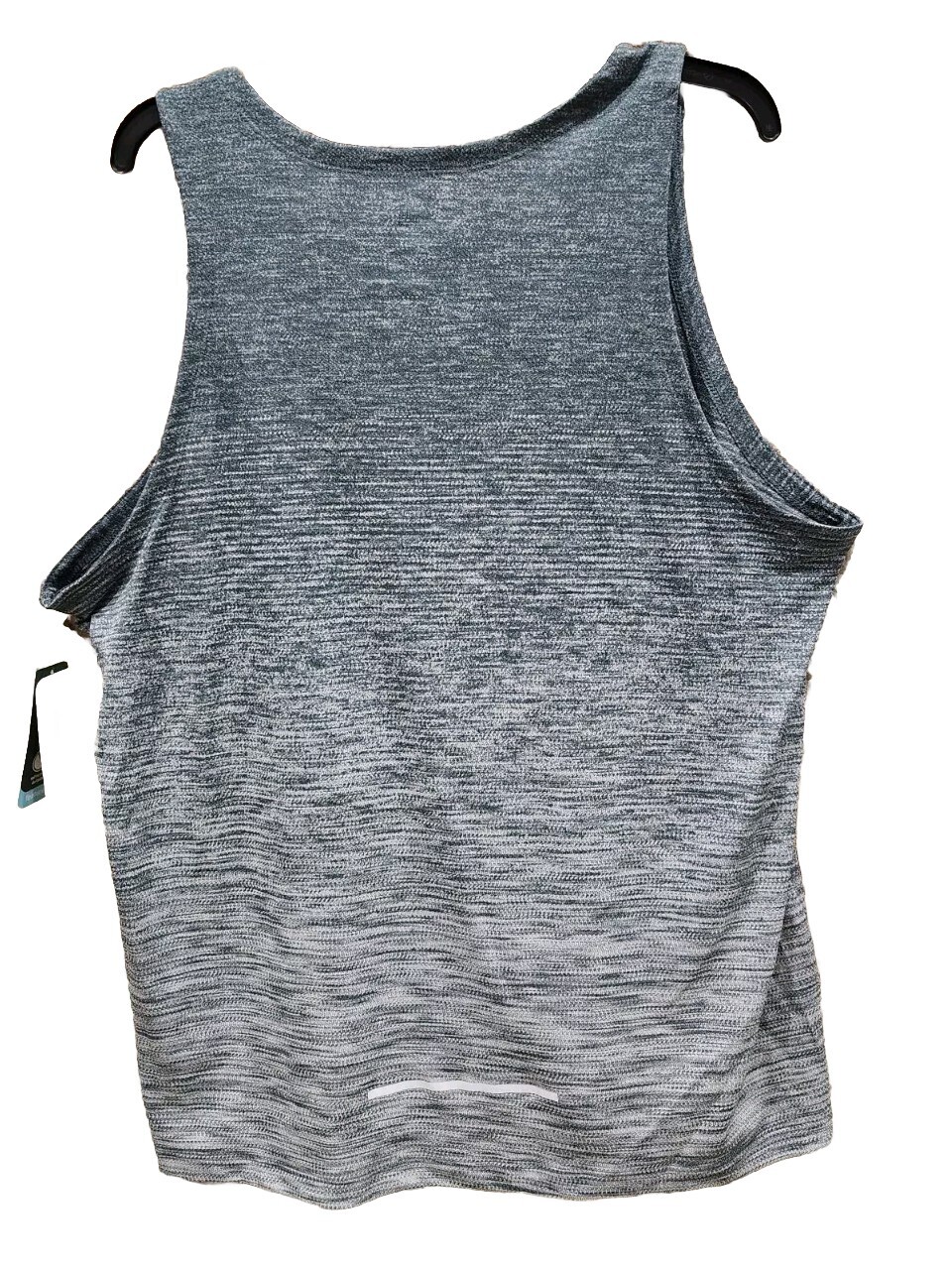Men's MTA Sport Training Tank Top Muscle Shirt Green Gray/ White Size L. NWT gallery