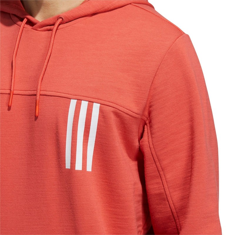 NWT MENS ADIDAS GT6210 POST GAME LITE LOOSE FIT CREW RED HOODIE SELECT SIZE $55 gallery