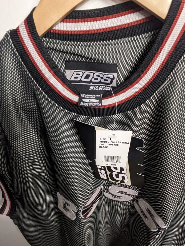 BOSS NWT Basketball Shirt By IG Design Sleeveless Size Large gallery