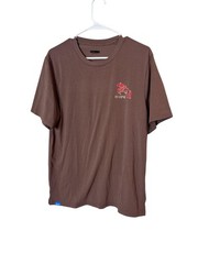 Janji Shirt Mens Medium Brown Circa Daily Tee Graphic Running Athletic Logo