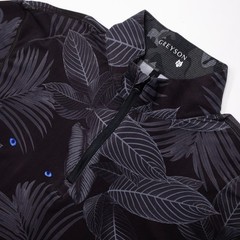 Greyson Golf 1/4 Zip Mens XL All Over Print Long Sleeve Wicking Stretch Tropical