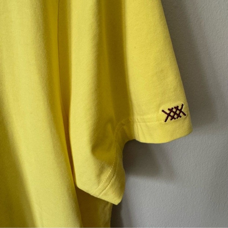 RHONE Reign Performance T Shirt Men's Size XL Light Yellow Gym Workout gallery