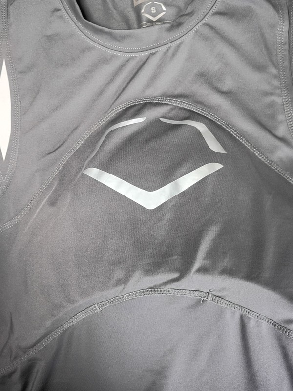 EvoShield Chest Guard Sleeveless Performance Tank Top Gray Charcoal RN123783 gallery