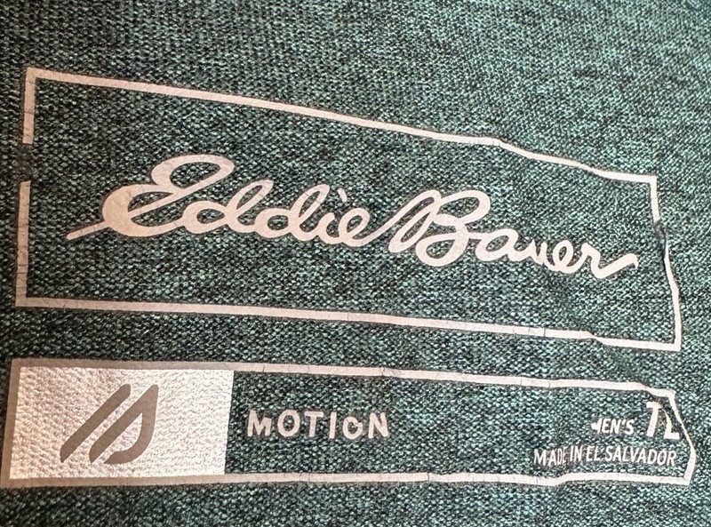 Eddie Bauer Men's green Motion FreeDry Short Sleeve Performance T-Shirt Size TL gallery