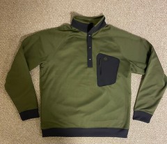Mountain Hard Wear – Softshell Pullover Green Fleece Men’s XL – Great Look – EUC