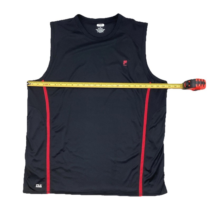 Fila Sport Performance Workout Tank/Basketball Tank Men’s Size XXL Black gallery