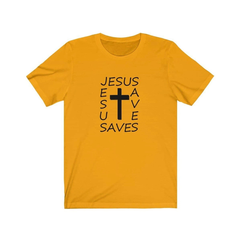 Bella & Canvas Short Sleeve Tee "Jesus Saves" gallery