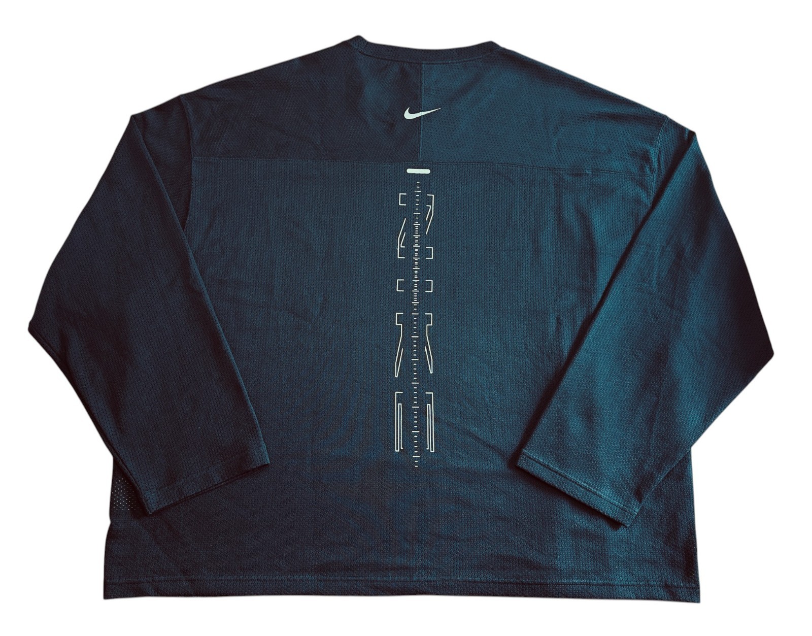 Nike Street Vision Long Sleeve Mesh Top Boxy Fit Men's XXL Black II0631-010 NWOT gallery