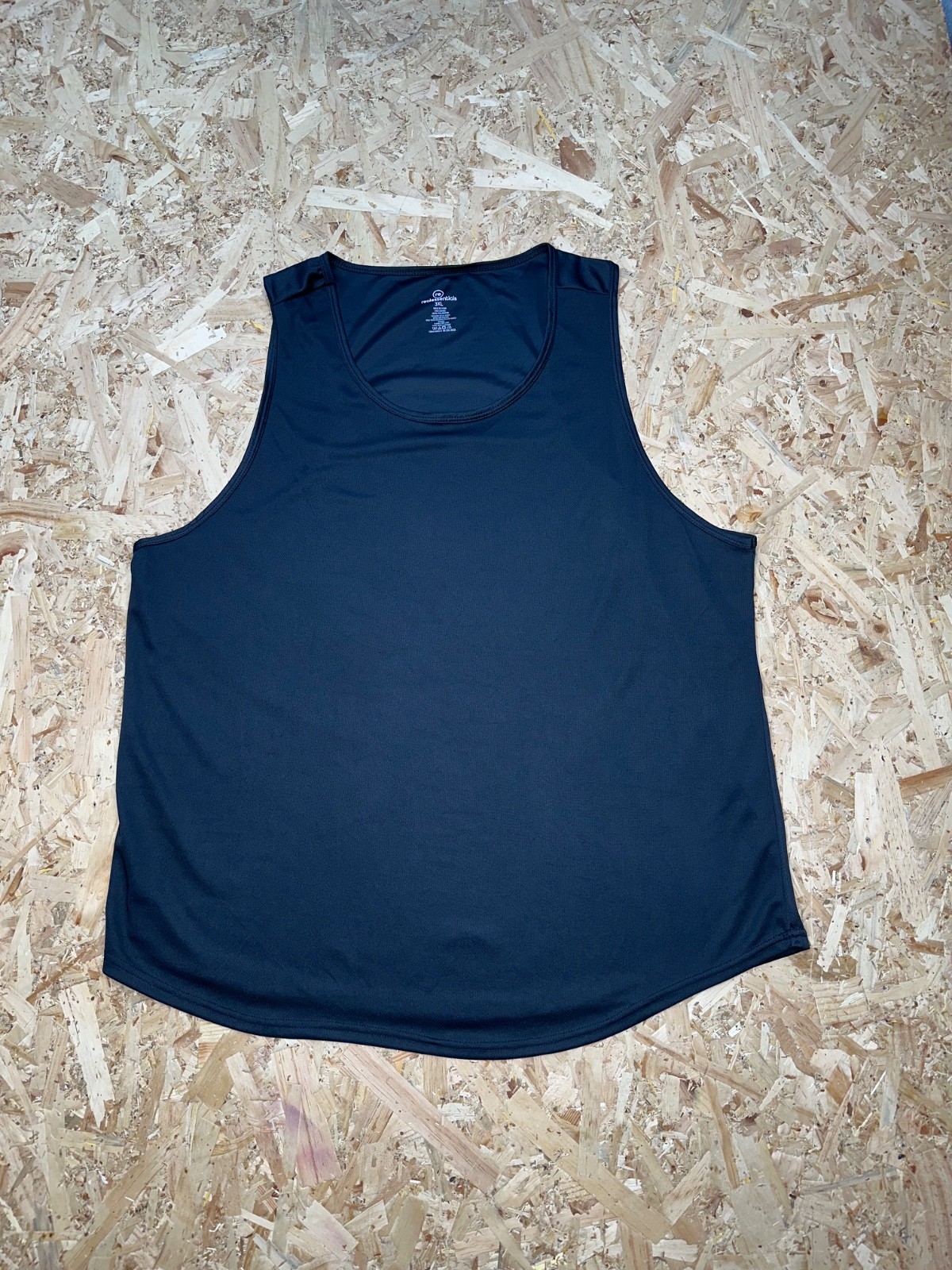 Realessentials Mens Black Sleeveless Activewear Sz 3XL gallery