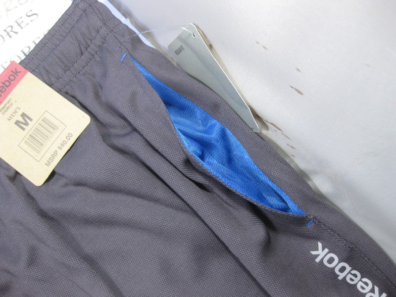 nwt REEBOK SPORT REGULAR COMFORT FIT MESH FABRIC ATHLETIC PANT CHOOSE SIZE COLOR gallery
