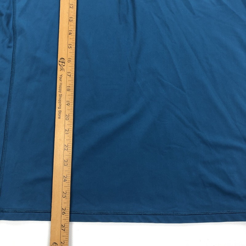 GREYSON Men's Wolf Logo Activewear Quarter Zip Pullover Shirt Size M Teal Blue gallery