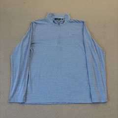 Travis Mathew Pullover Mens Medium Havasu 1/4 Zip Liberty National Golf Club