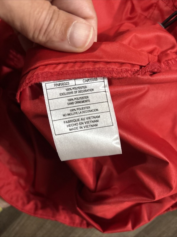 Nike Golf Pullover Mens L Red Clima-Fit Vented Pullover Wind Rain Repellent gallery