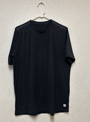 Vuori Men’s Current Tech Black Lightweight Moisture Wicking Short Sleeve Sz L