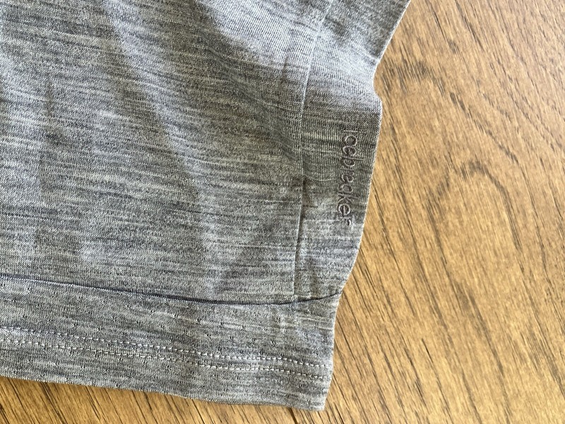Icebreaker Shirt Mens Medium Gray ZoneKnit Merino Short Sleeve Wool Running gallery
