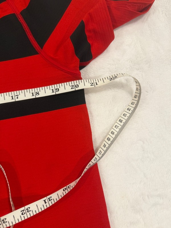 Lululemon Metal Vent Tech Short Sleeve Shirt Men’s L Large Red Black Stripe gallery