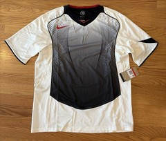 NIKE total 90 retro Dri-fit soccer jersey white red black HV1178-133 Men Size L