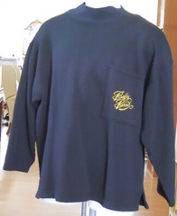 Bobby Brown Rare Promo Long-Sleeved Black Fleece Shirt 1988 Embroidered Logo