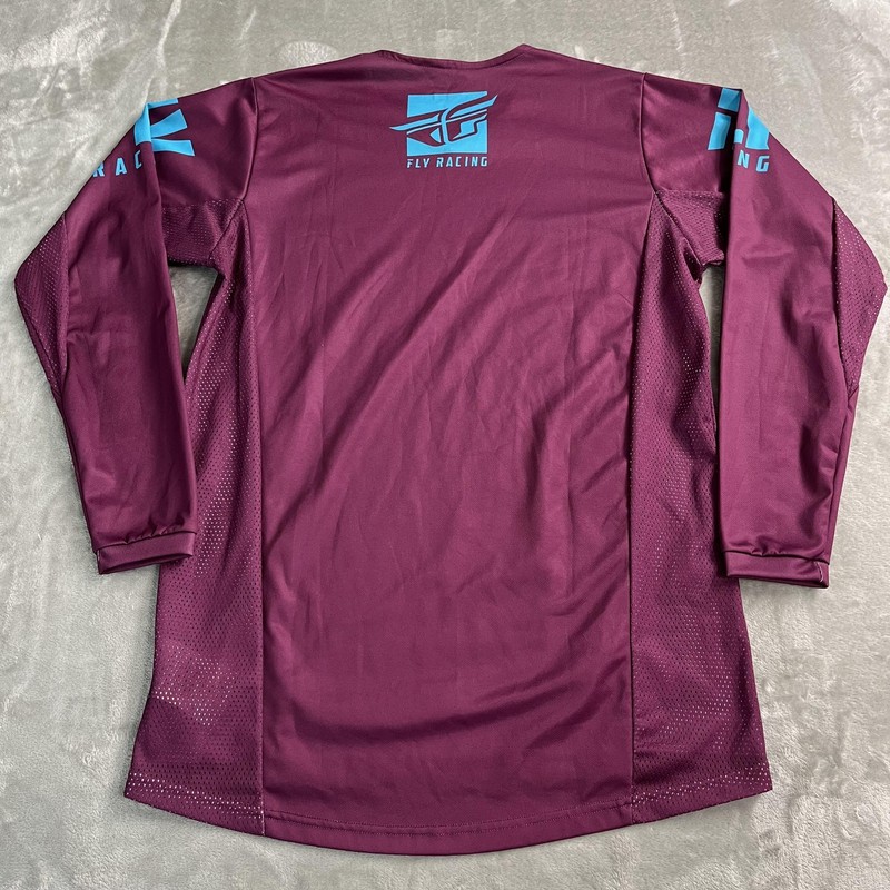Fly Racing Kinetic Jersey Mens Medium Purple Long Sleeve Motocross MX Riding gallery