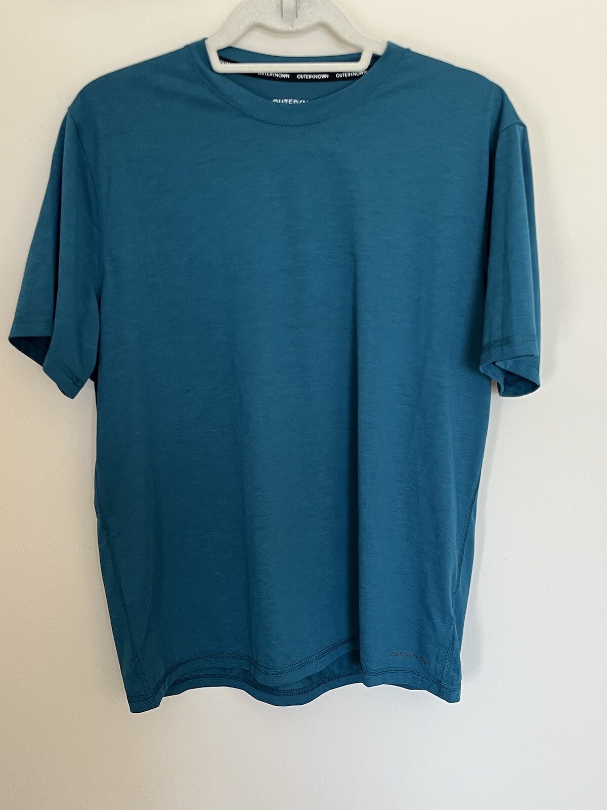 Outerknown Active Green Teal Short Sleeve T-shirt size Large gallery