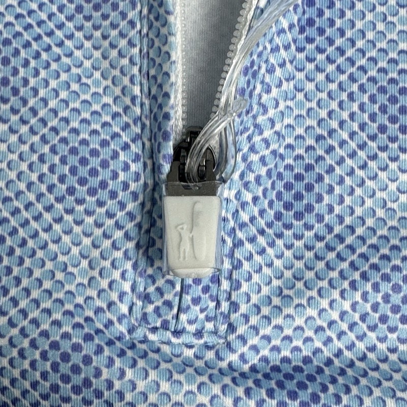 NWT Johnnie O Performance Fabric Sperlings Half-zip Pullover Permafrost Medium gallery
