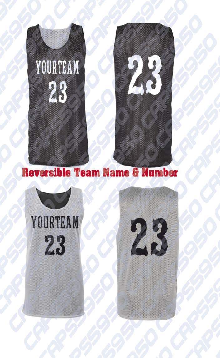 Custom Basketball Jersey Badger Pro Mesh Reversible add YOUR TEAM NAME NUMBER gallery