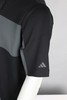 Adidas Men's Ultimate 365 Short Sleeve 1/2 Zip Pullover XL Black Gray IW1395 gallery