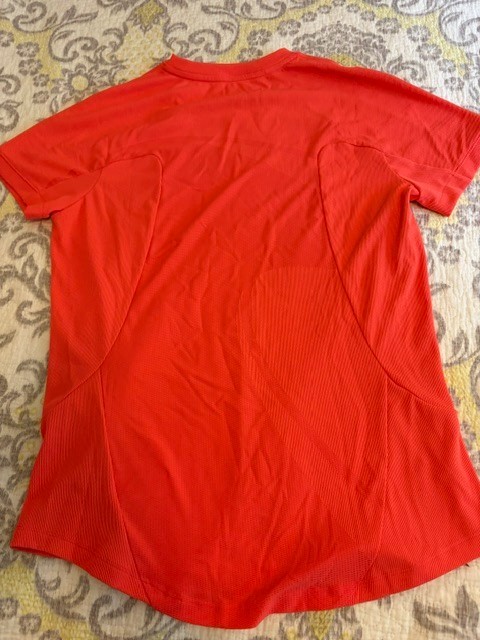 Nike Rafa Nadal Dri-FIT ADV Orange Tennis T-Shirt, size M gallery