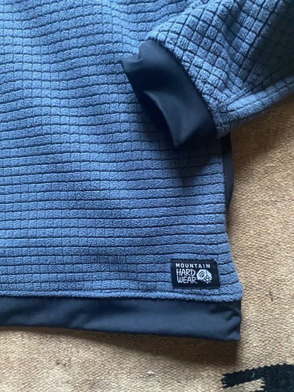 Mountain Hardwear Men's Summit Big Grid Hoody Size L Blue gallery