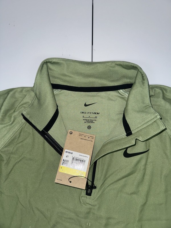 Nike Dri-FIT ADV Pullover Men's Pick Size Green Golf 1/2 Zip FD5833-386 NWT gallery