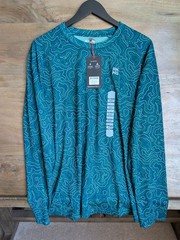 NWT Duluth Trading AKHG Tun-Dry T-Shirt Mens Large Two-Tone Standard Fit 80641