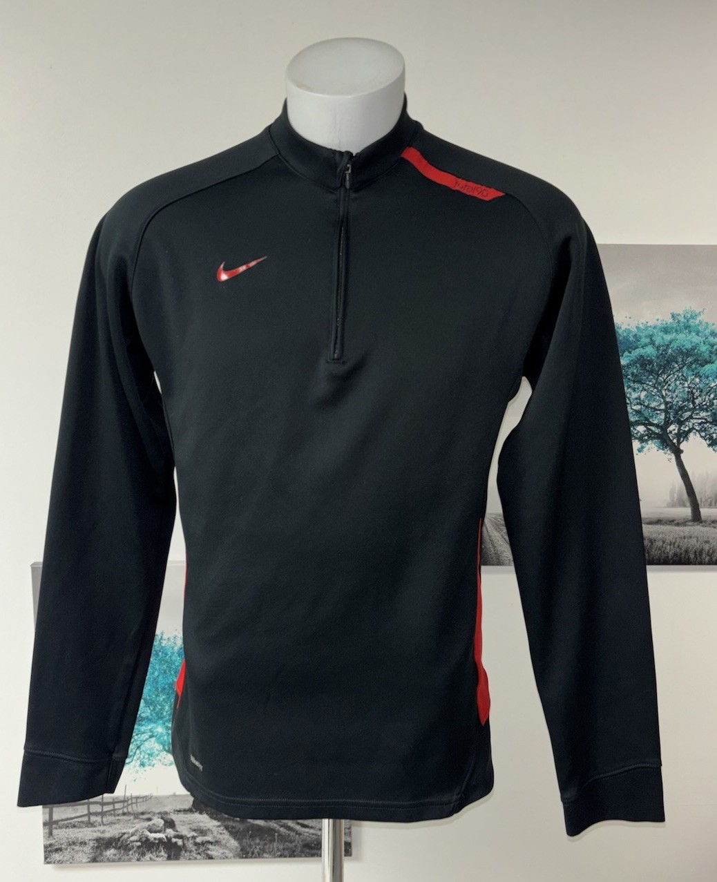 Nike Total 90 Dri Fit Mens 1/4 Zip Pullover Size L gallery